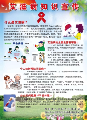 艾滋病知识宣传画.jpg